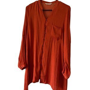 Soft Surroundings Blouse Orange